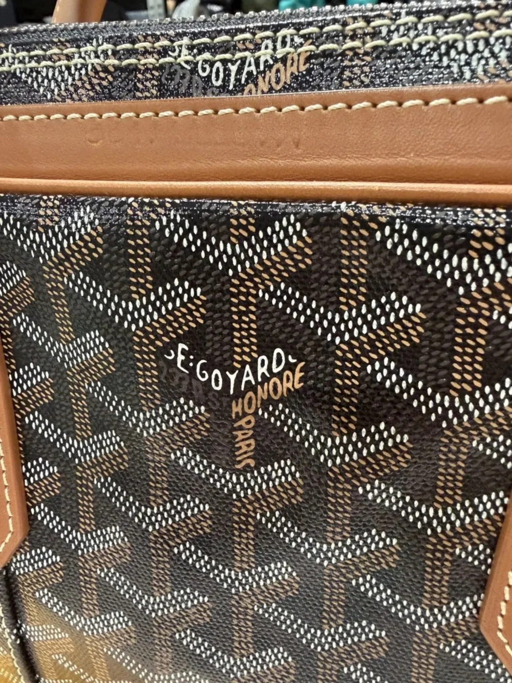 Goyard Ambassade PM documente Briefcase NEW